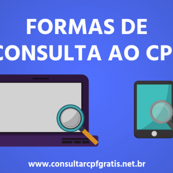 Formas de Consulta ao CPF