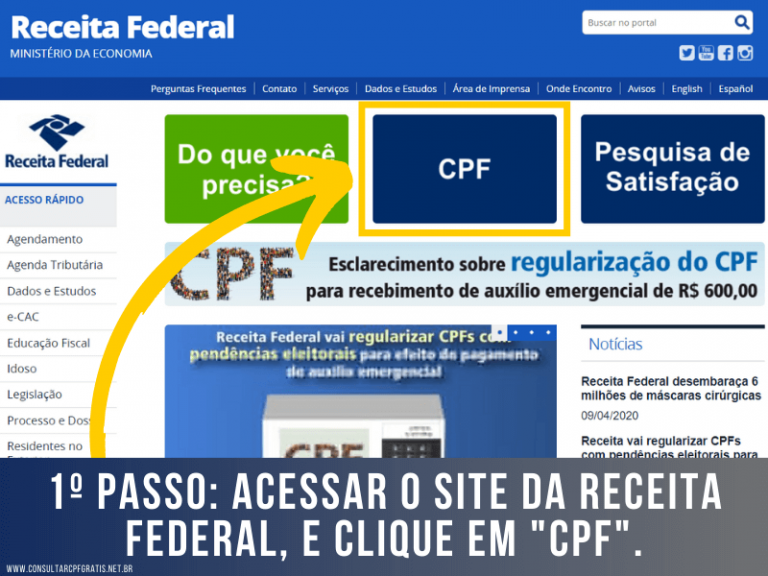 Consultar cpf gr tis regularizar o cpf 1 consultar cpf gr tis