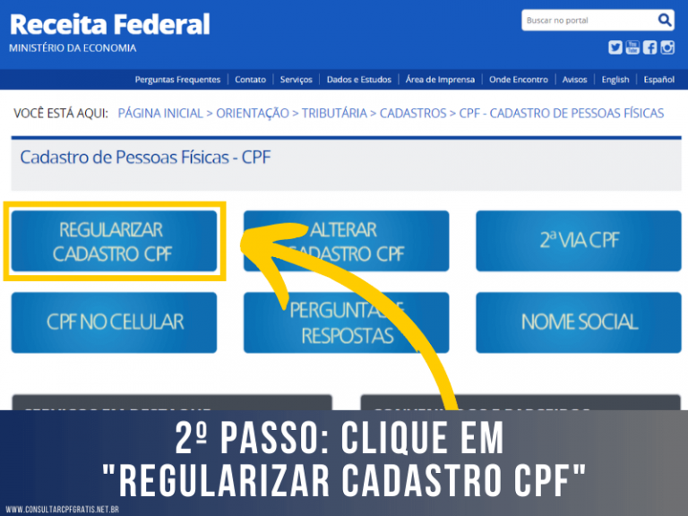 Consultar CPF Grátis - Regularizar O CPF 2 - Consultar CPF Grátis