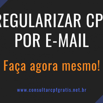 regularizar cpf por e-mail