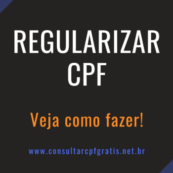 regularizar cpf